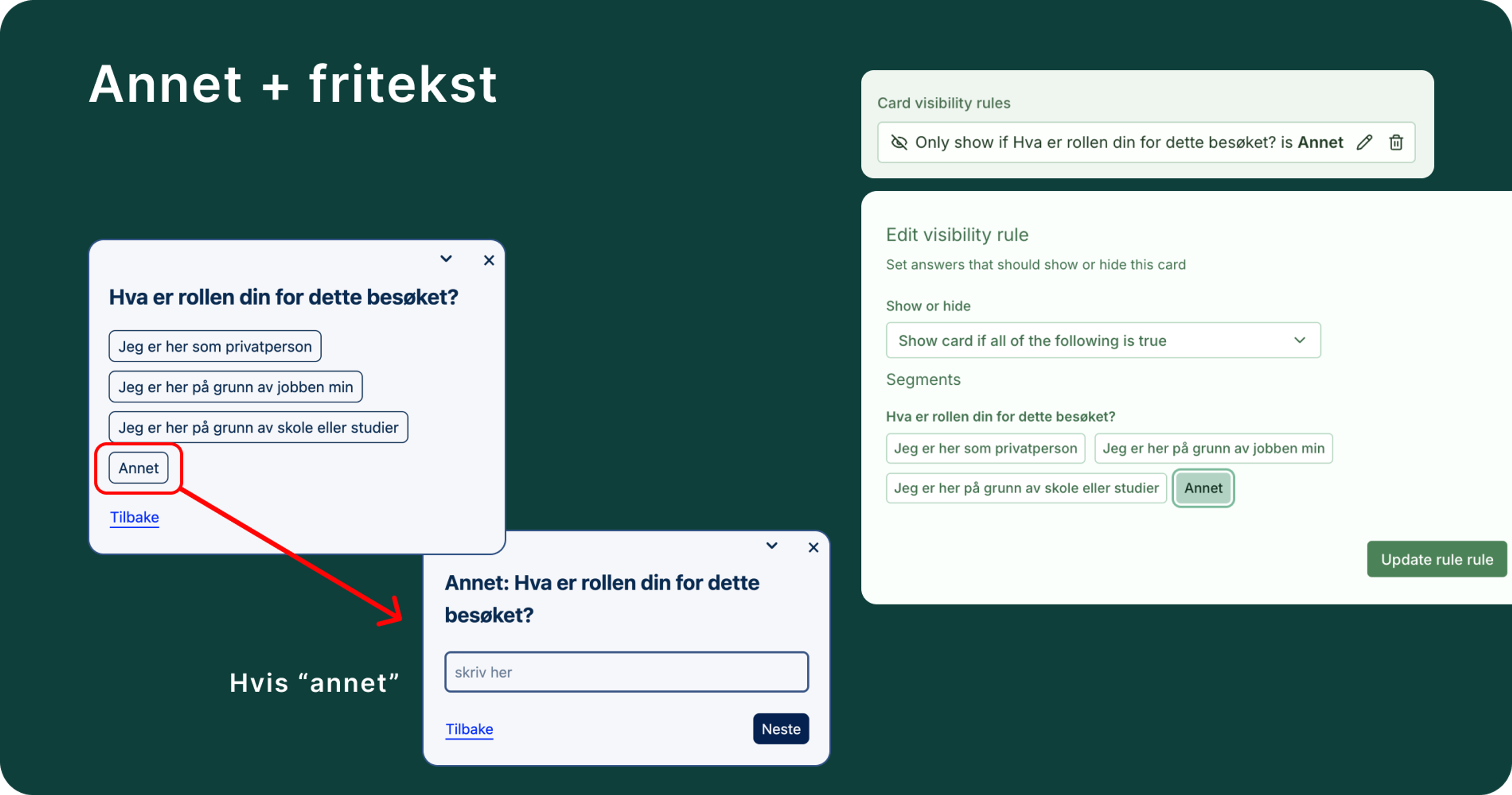 Illustrasjon: Fritekst etter "Annet"