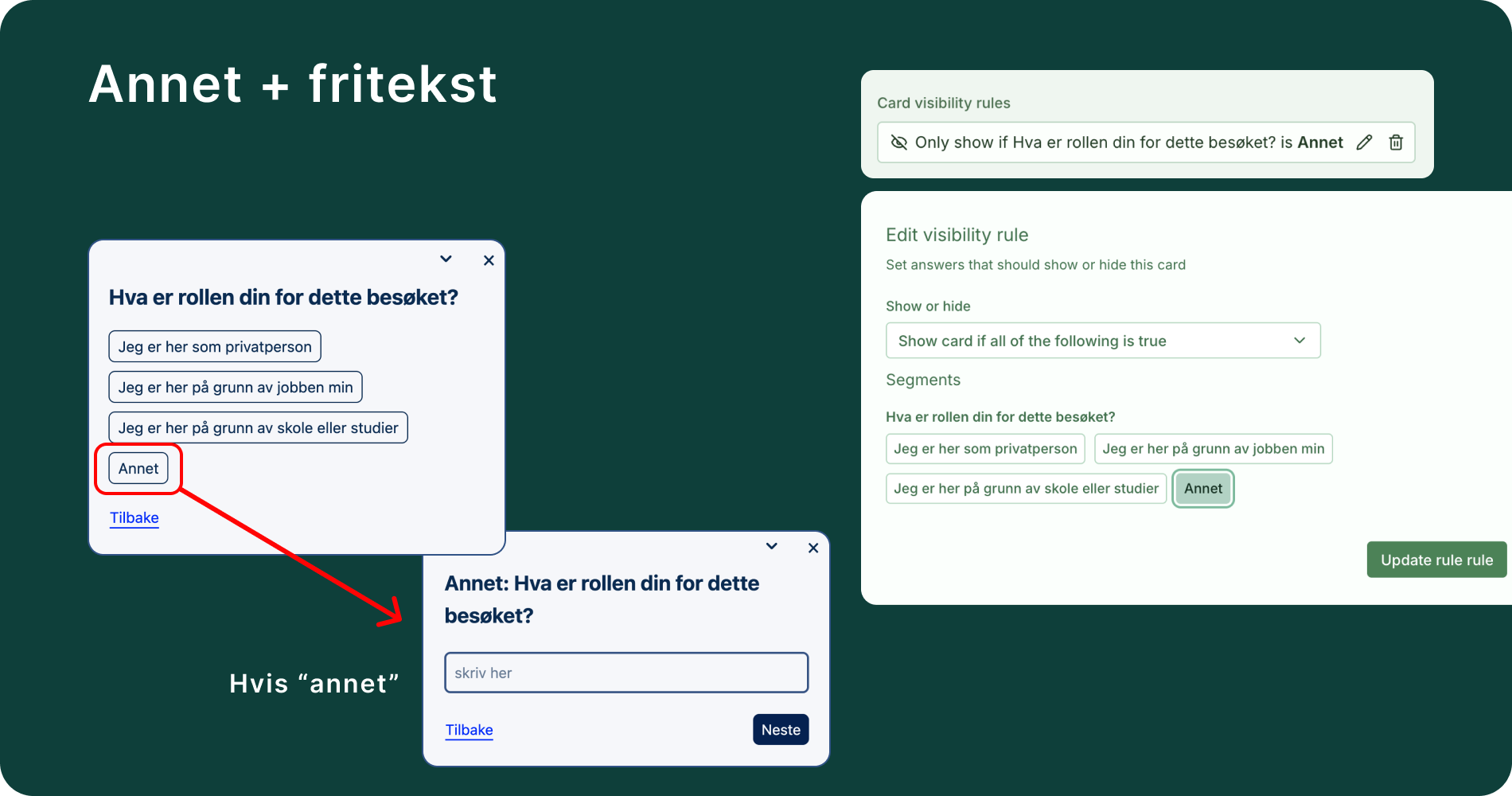 Illustrasjon: Fritekst etter "Annet"