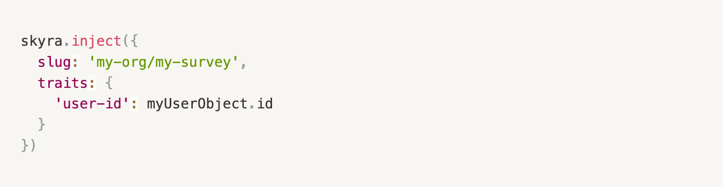 Screenshot: 2.8 Traits – pass custom properties with code
