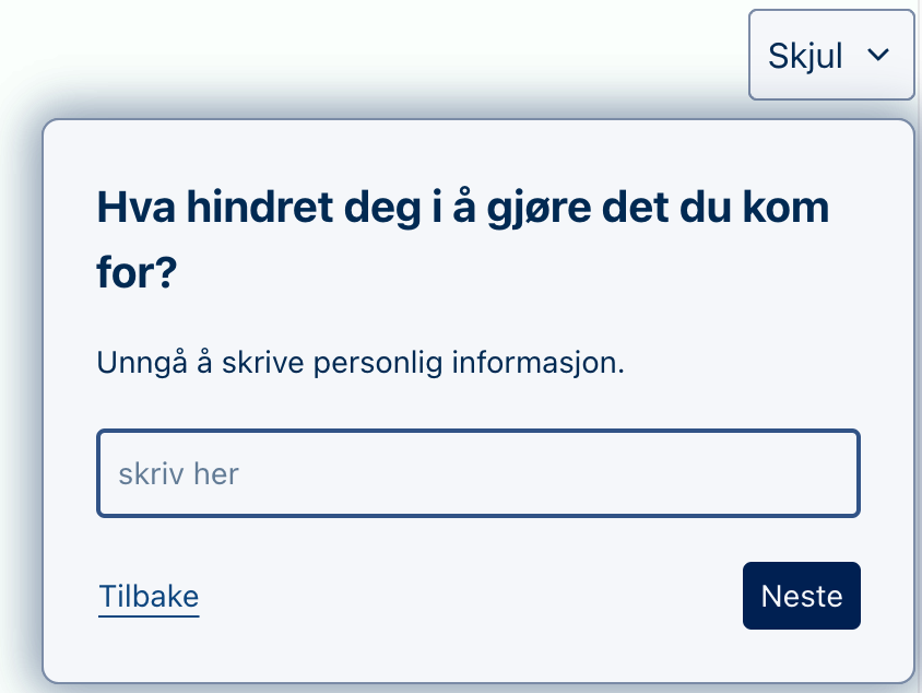 Illustrasjon: Discovery Survey: Opprett ny undersøkelse