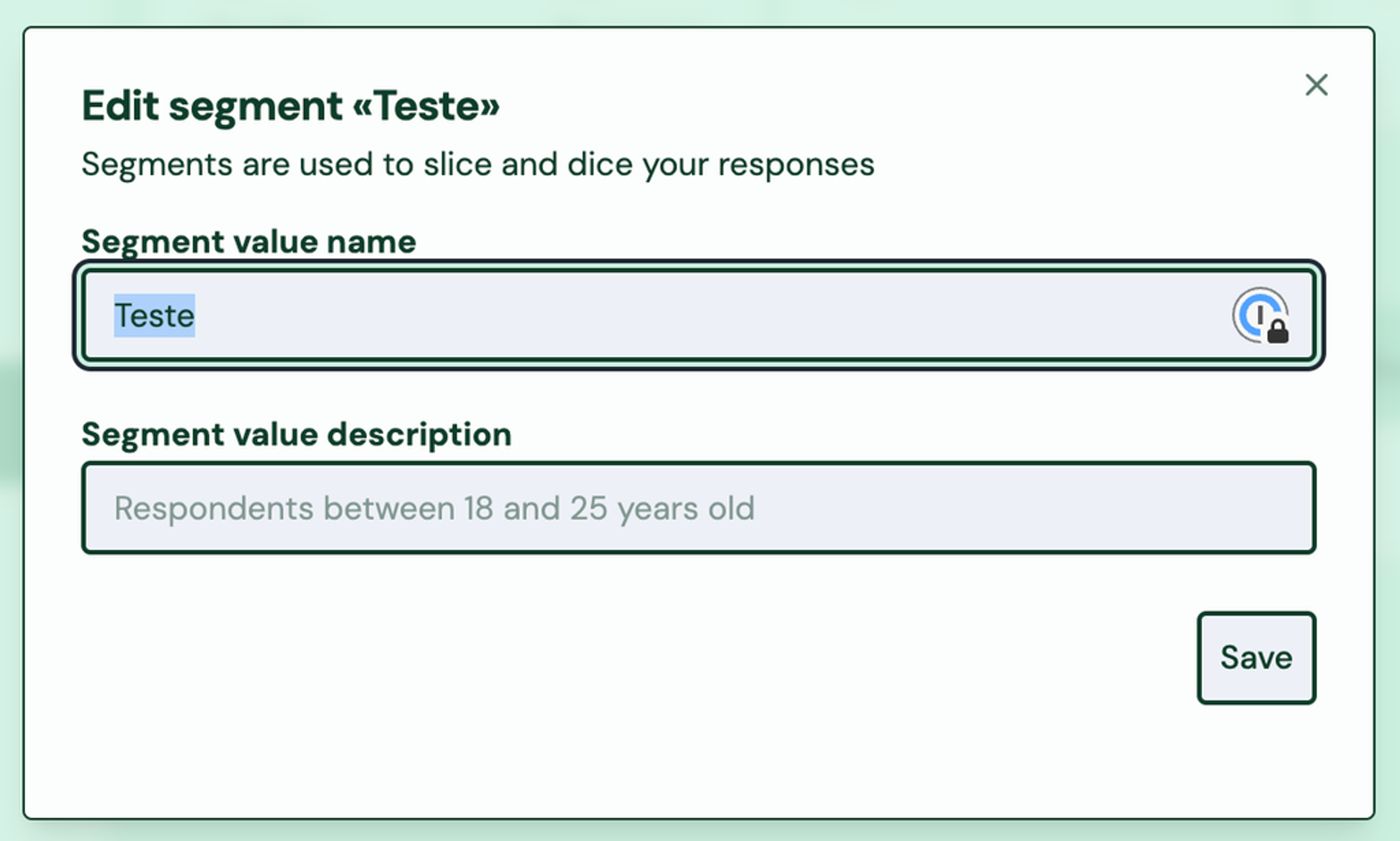 Screenshot: 3.1 Edit and delete segments