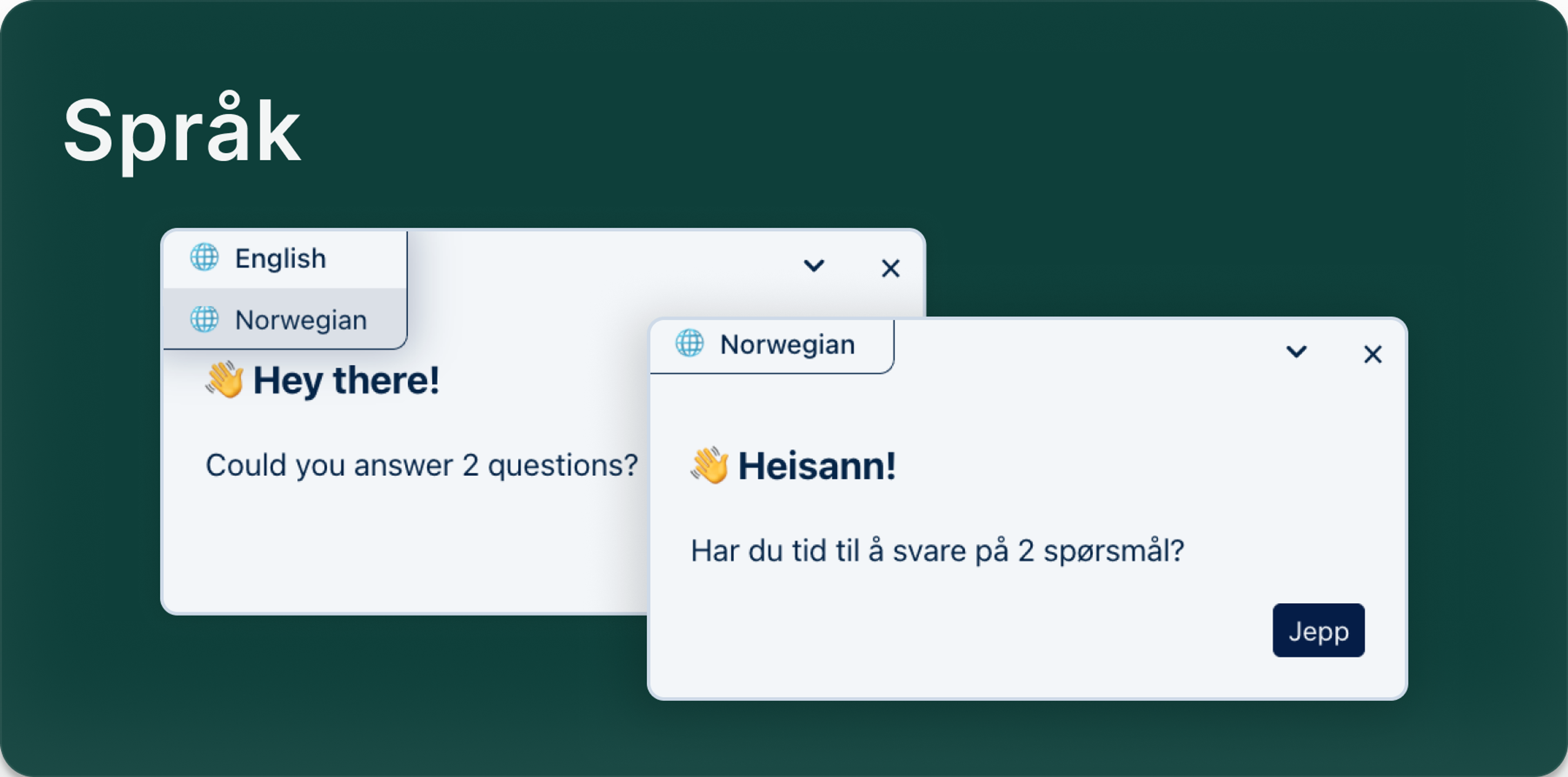 Illustrasjon: Flerspråklige undersøkelser