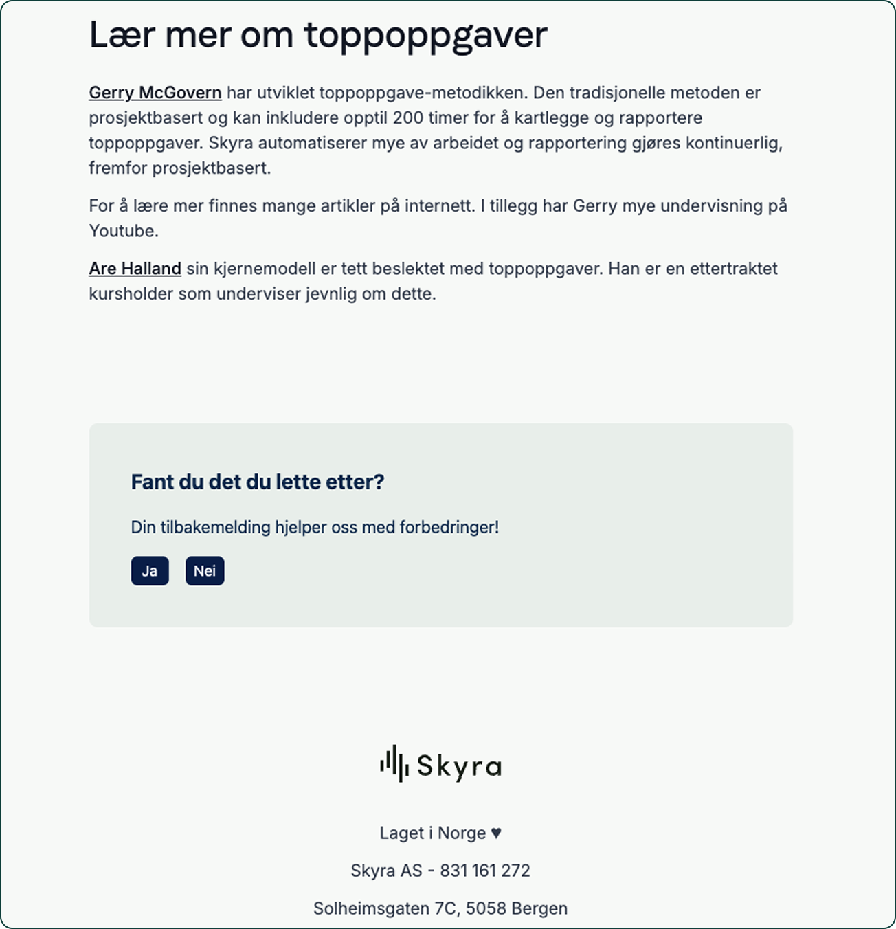 Illustrasjon: Introduksjon: Dette er Findability