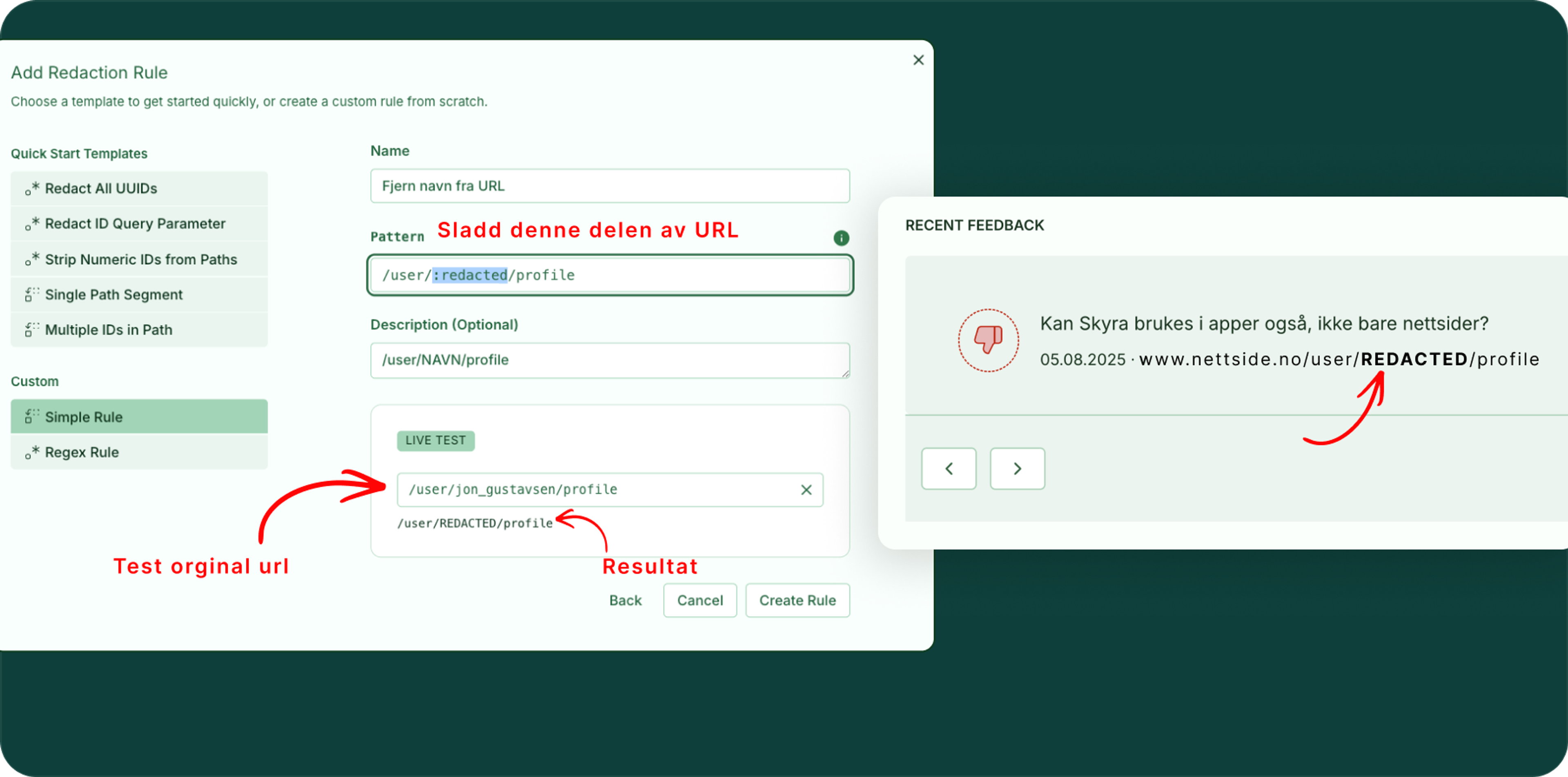 Illustrasjon: Funksjonalitet for Personvern / GDPR