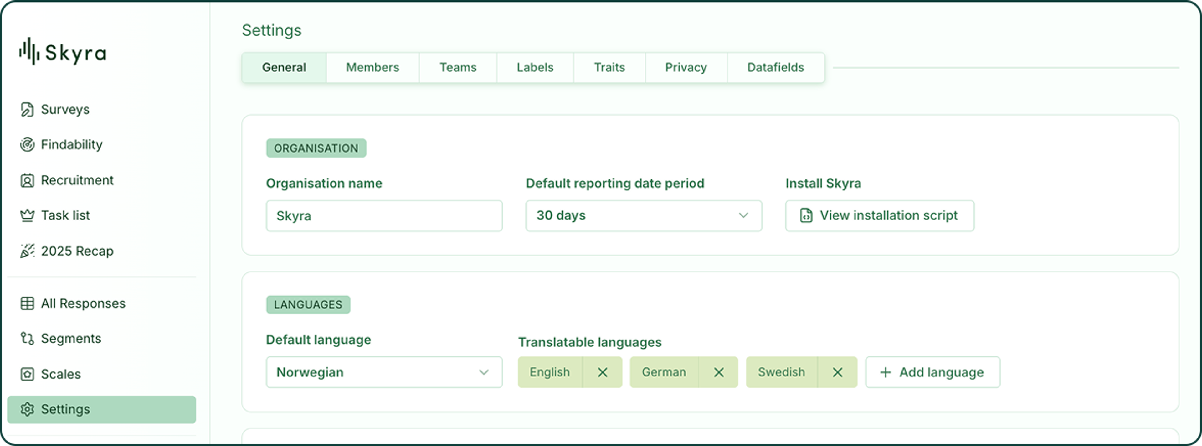 Illustrasjon: Settings - for organisasjonen