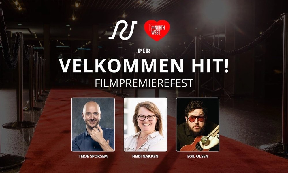 Banner med bilde av rød løper.
