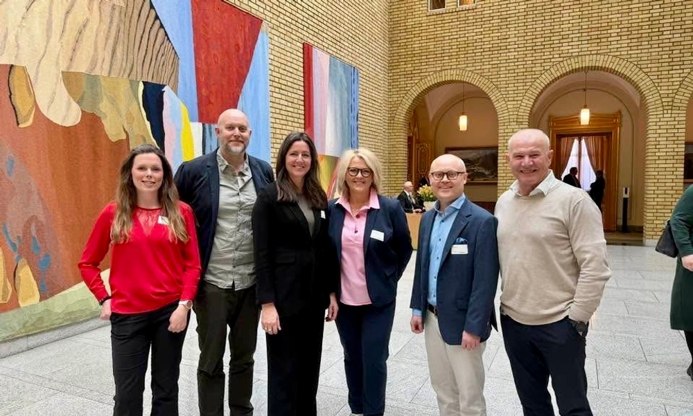 Innsatsgruppa i Stad skipstunnel: Linn Therese Skår Holsteland (Kystrederiene), Sverre Øvrelid Steen (Sunnmøre Regionråd), Elisabeth Hatlenes (Region Fjordane), Britt Giske Andersen (Maritimt Forum Nordvest), Tommy Sperre (Næringsforeninga) og Bjørn Lødemel (Sogn og Fjordane Næringsråd)