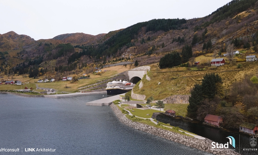 Kjødepollen, Stad skipstunnel
