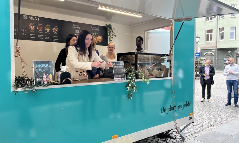 Varaordfører åpner foodtruck