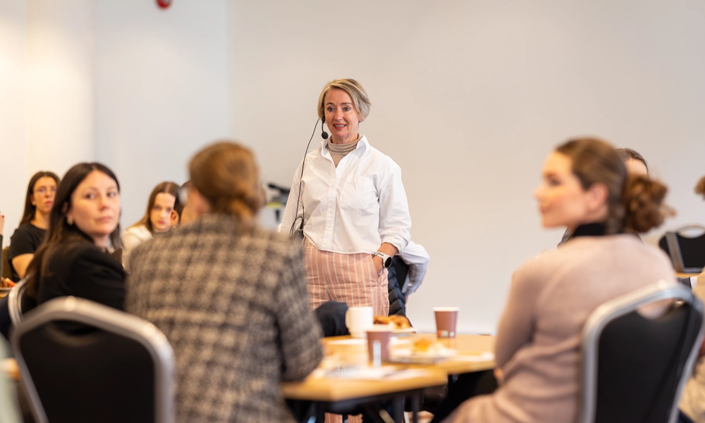 Foredrag for unge ledere i næringslivet.