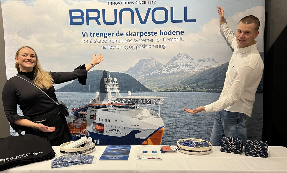 Brunvoll sin stand på jobbmesse
