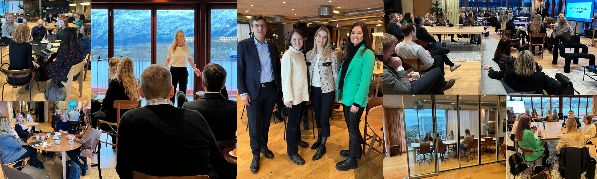 Collage av tidligere Talent Sunnmøre arrangementer