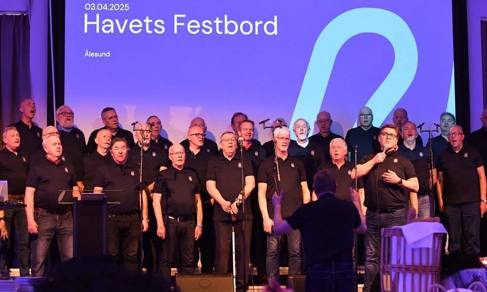 Mannskoret Varde på Havbruksfesten