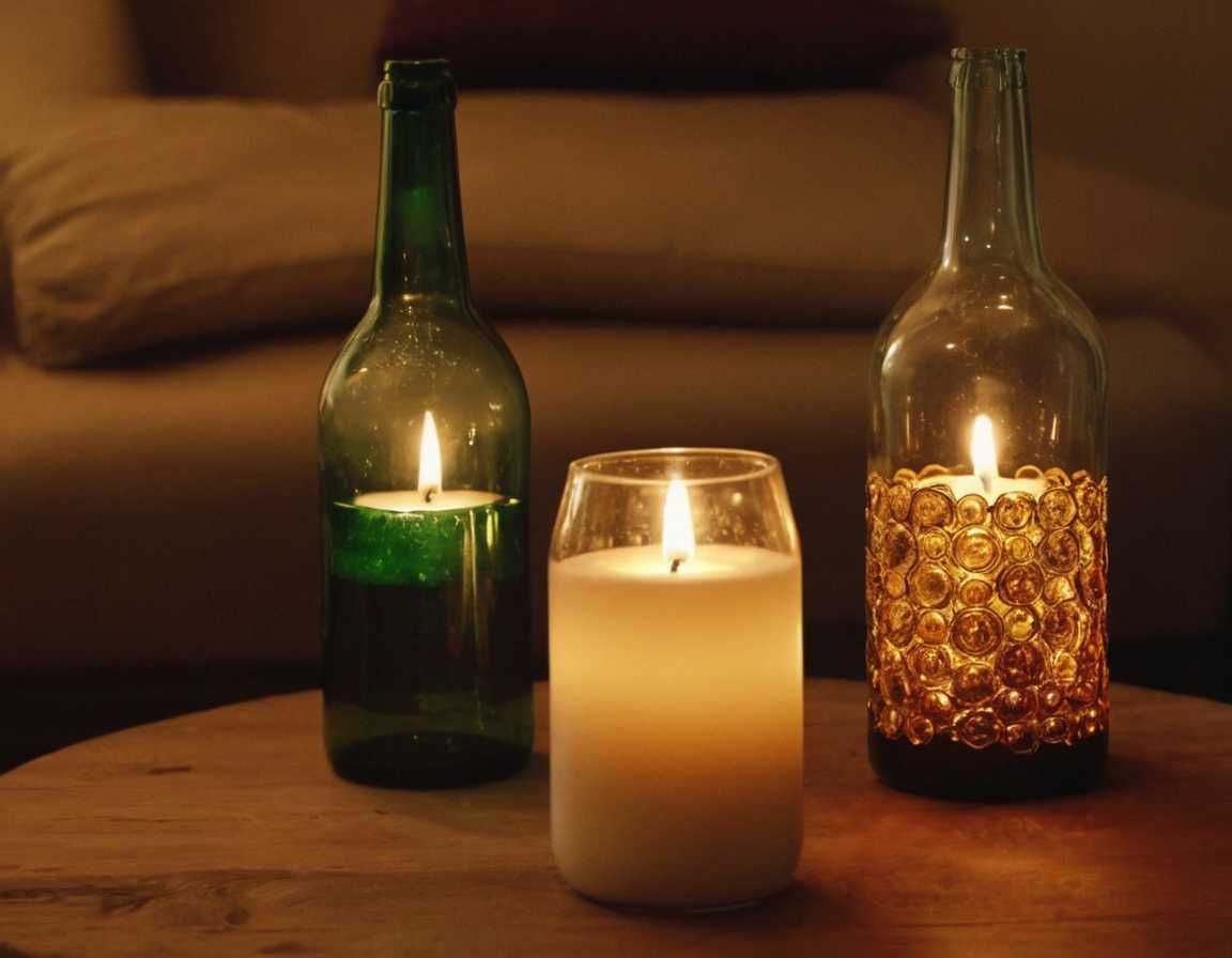 Crafting Candle Magic Sealing and Cutting Bottles for Unique