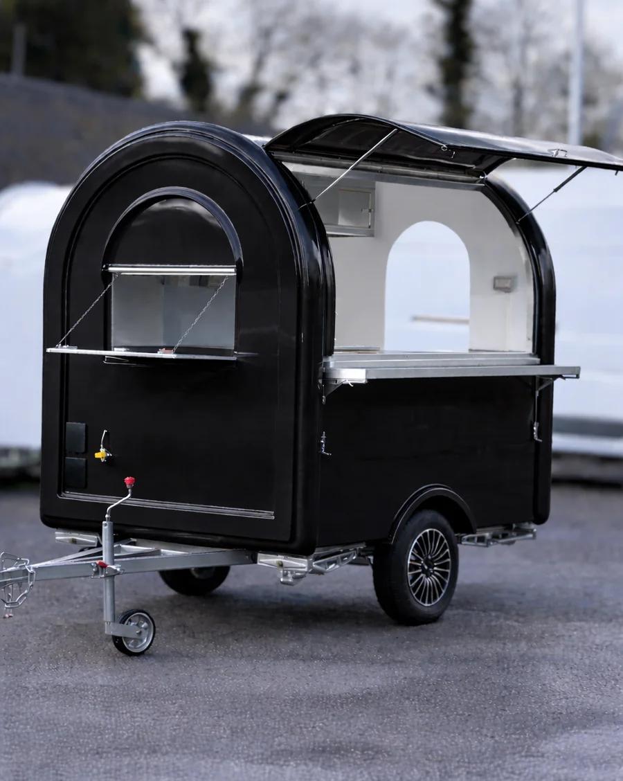 Remorque food truck S-165 en noir