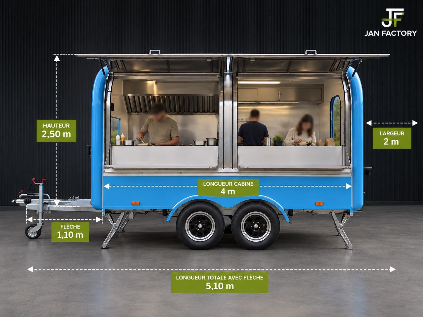 Remorque food truck XXL-400