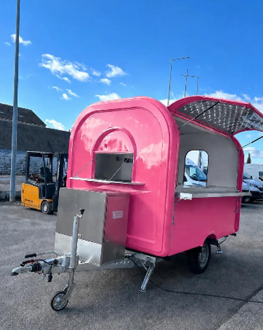 Remorque food truck L-280 en rose