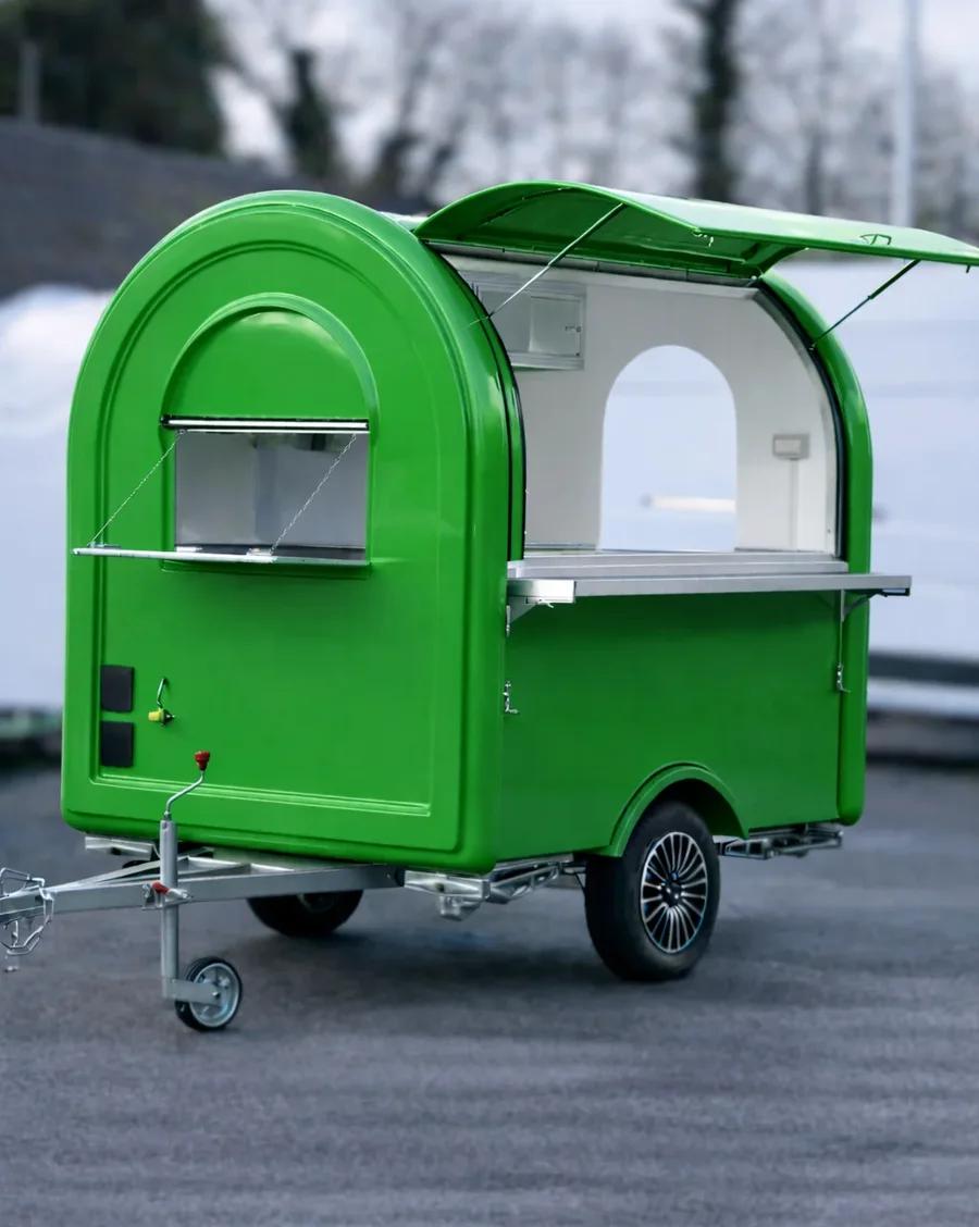 Remorque food truck S-165 en vert