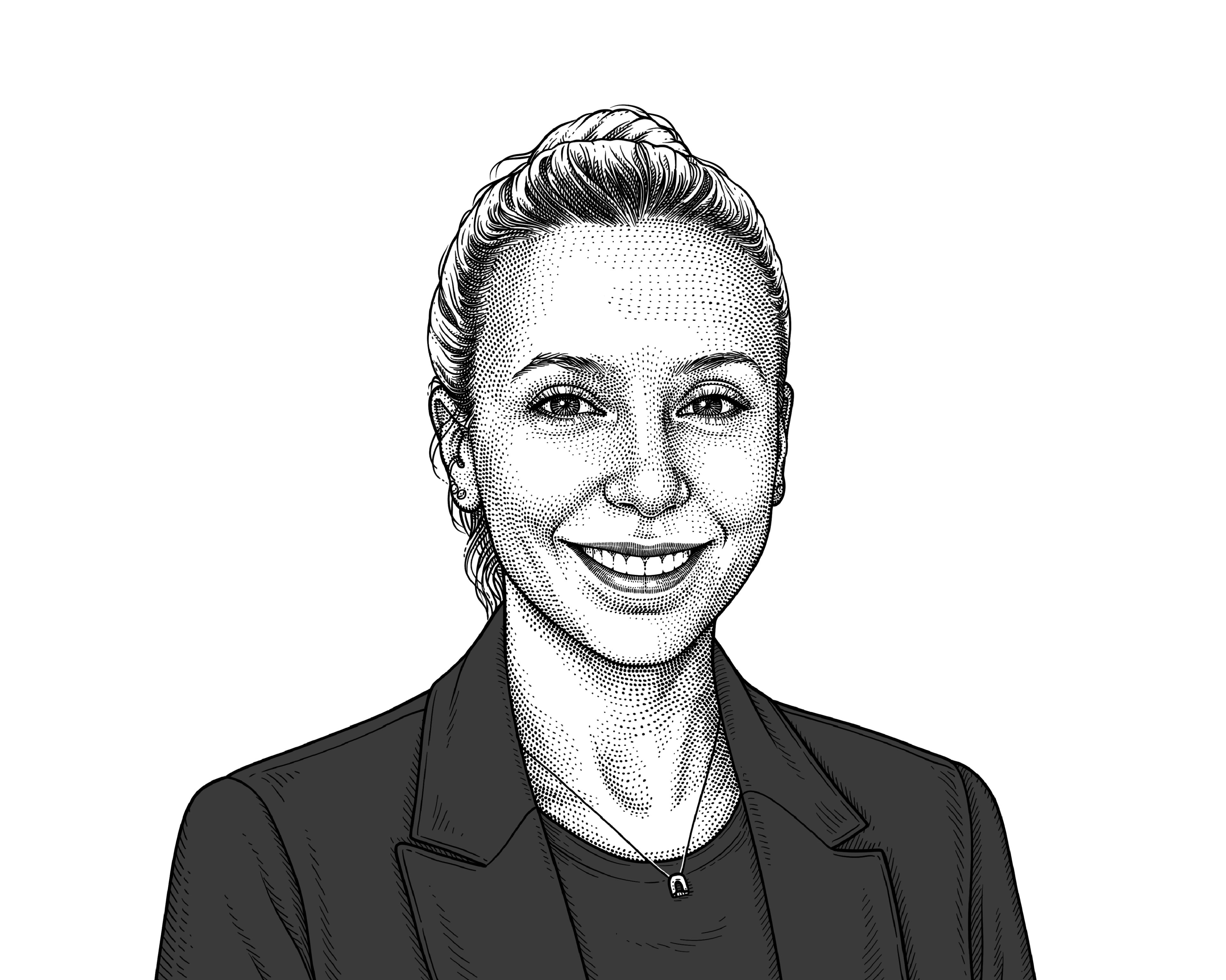 Andy Booth's headshot drawing