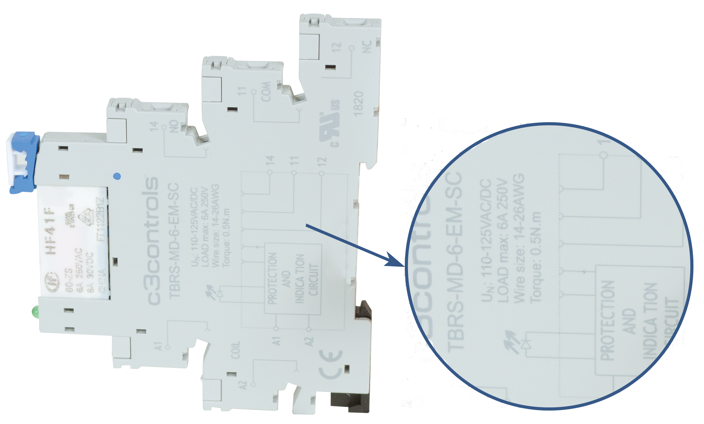 Buy UL Listed Terminal Block Relays - c3controls, image size:2400x1447