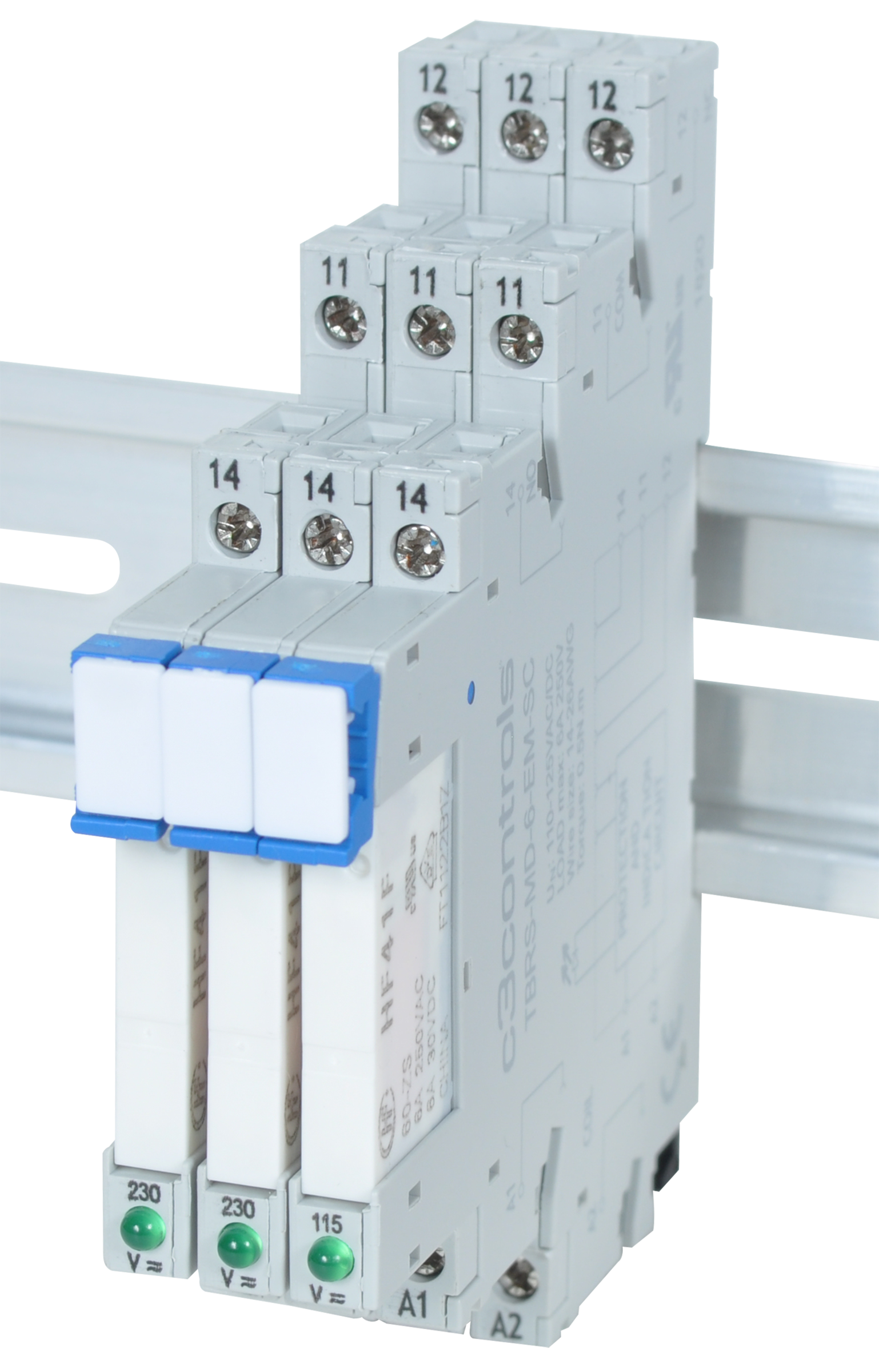 Buy UL Listed Terminal Block Relays - c3controls, image size:1538x2400