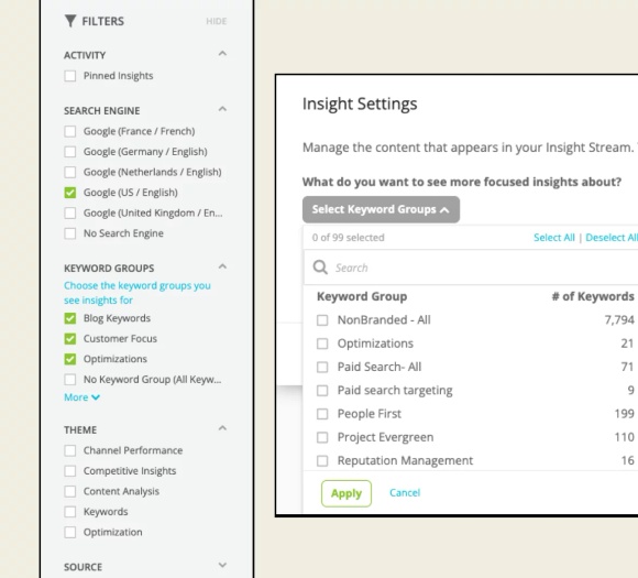 Insight Stream - SEO Results Readout | Conductor Features