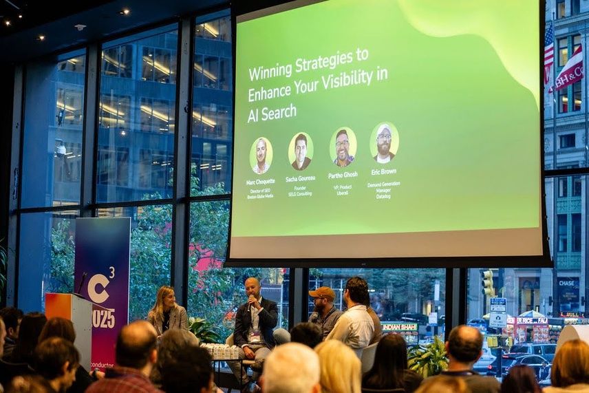 Panelists on stage at C3