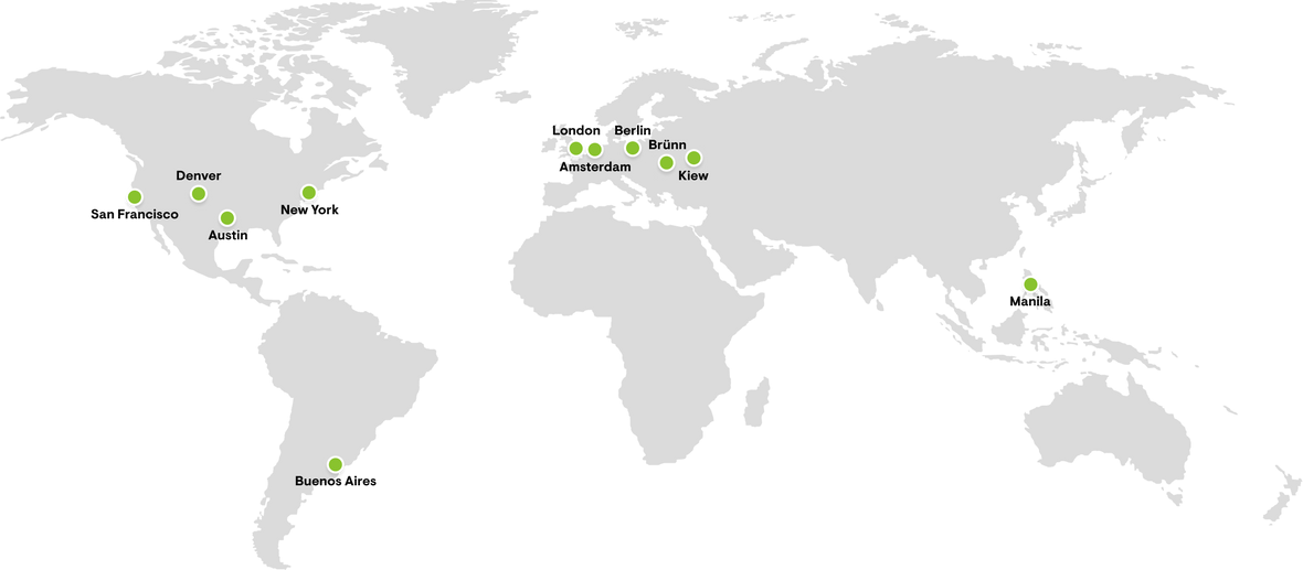 Global map of Conductor offices