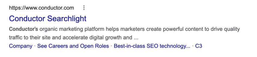 SERP snippet highlighted
