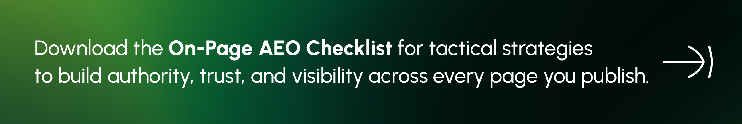 Download banner pointing readers to download the full On-Page AEO Checklist.