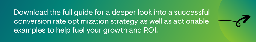 A banner to download the full CRO guide.