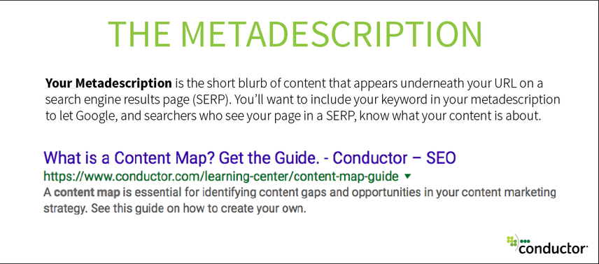 seo metadescription