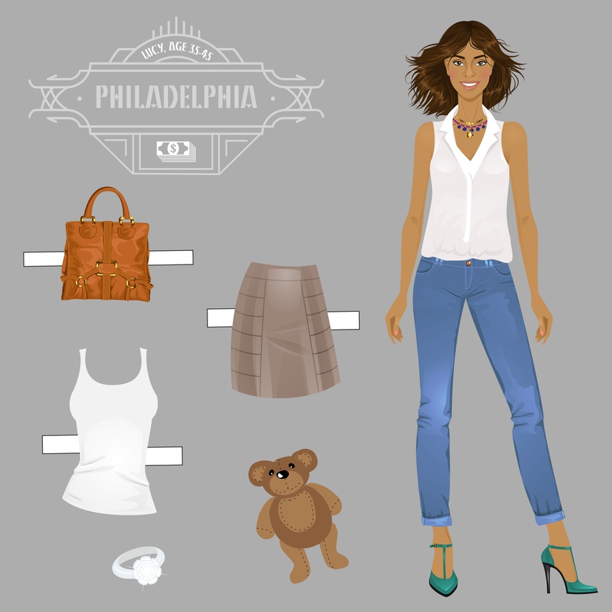 Image of Lucy and attributes about her.