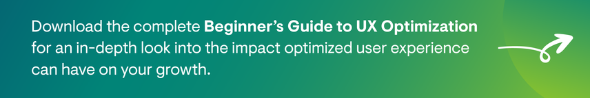 Banner graphic to download the full UX optimization guide.