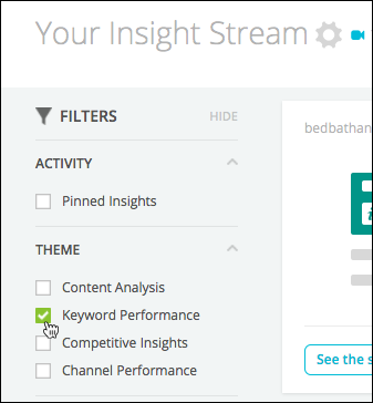 New Conductor features include enhanced filtering options to our insight stream