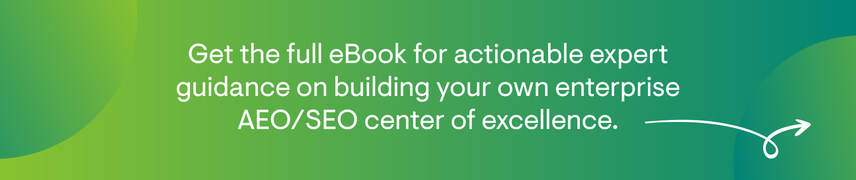 Banner encouraging readers to check out the full expert center of excellence eBook