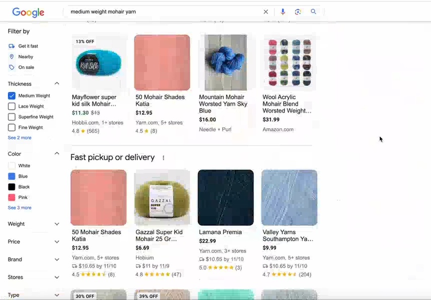 Google Shopping Experience