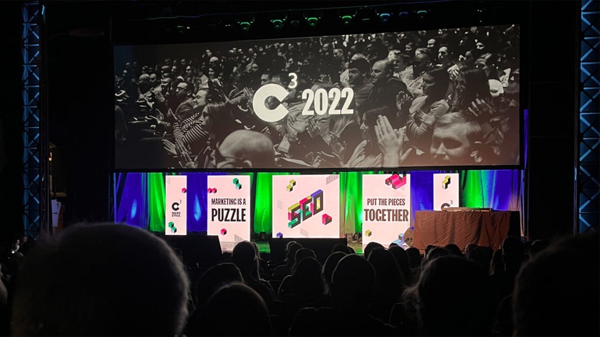 The opening stage of Conductor's C3 2022 organic marketing conference