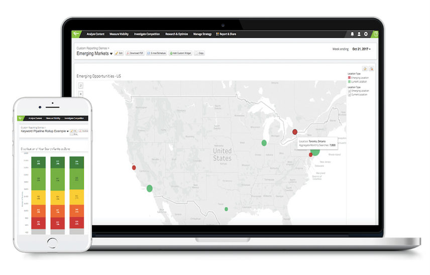 New Flexhub Reporting in Conductor's SEO Platform