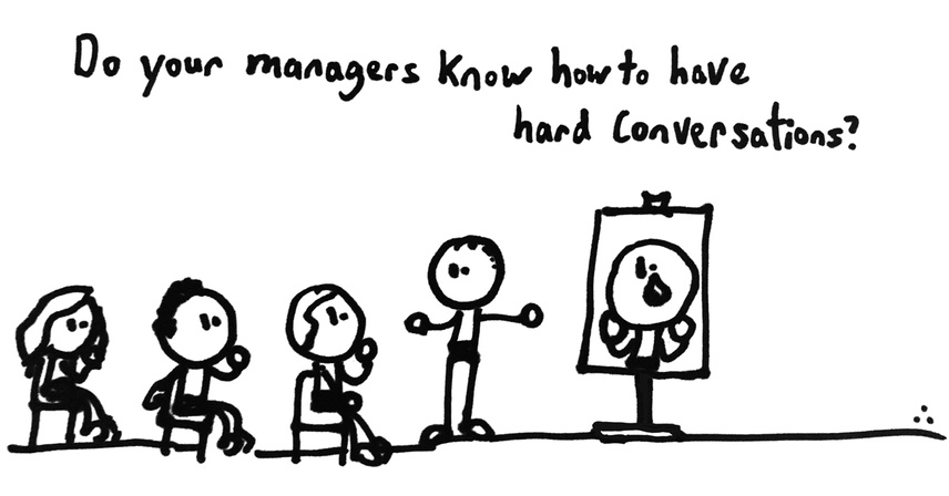 comic asking do your managers know how to have hard conversations