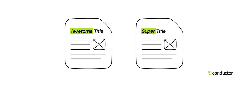 Duplicate content due to minor differences between landing pages.