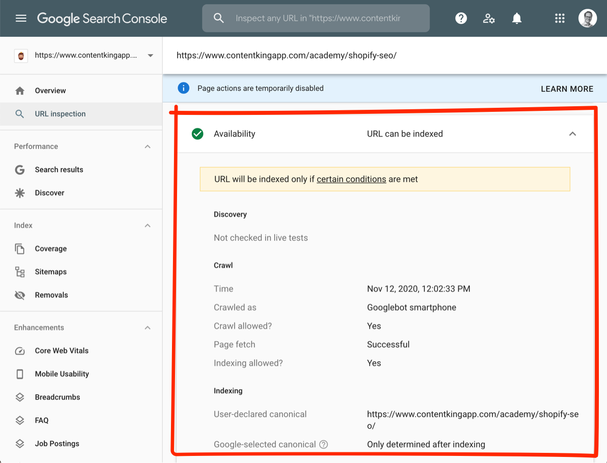 Console Inspect Google Search Console URL Inspection Tool: Ultimate Guide