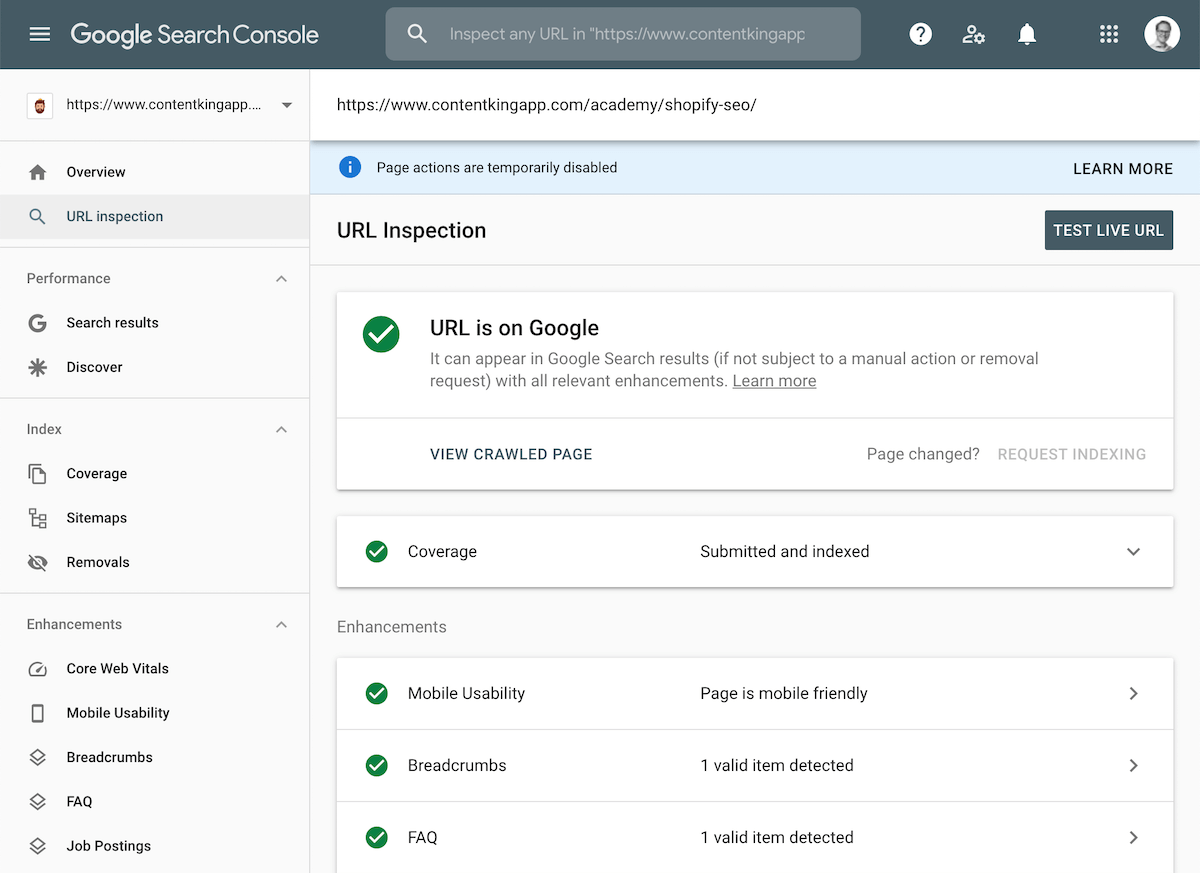 Url Inspection Google Search Console URL Inspection Tool: Ultimate Guide