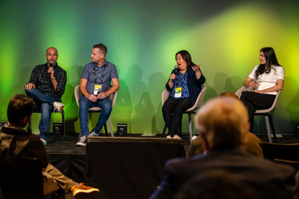 Speakers on stage at C3