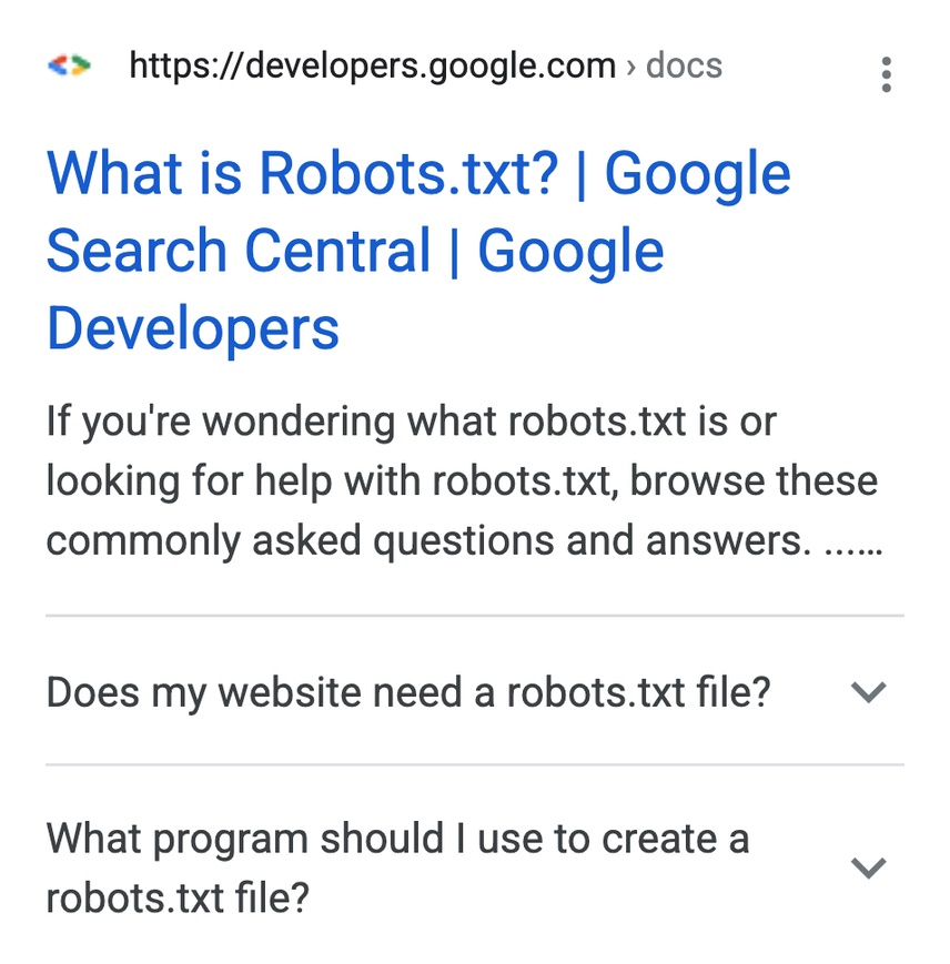 FAQ Rich Results