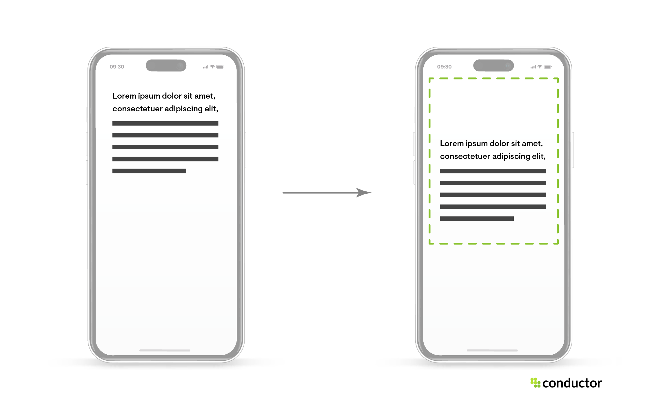An image depicting cumulative layout shift