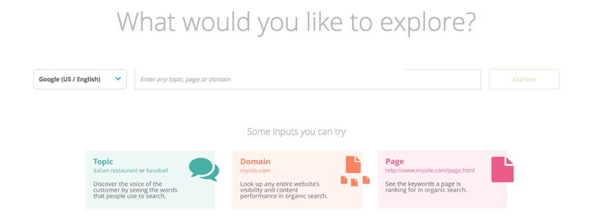 Conductor's explorer feature covers all your research needs