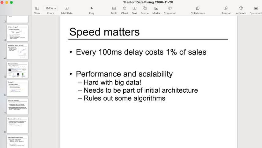 Image showing Amazon page speed study data