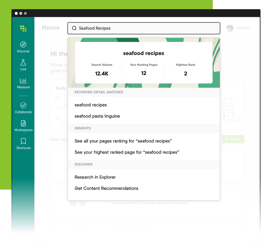 Conductor Live lets you make content and technical optimizations in real time