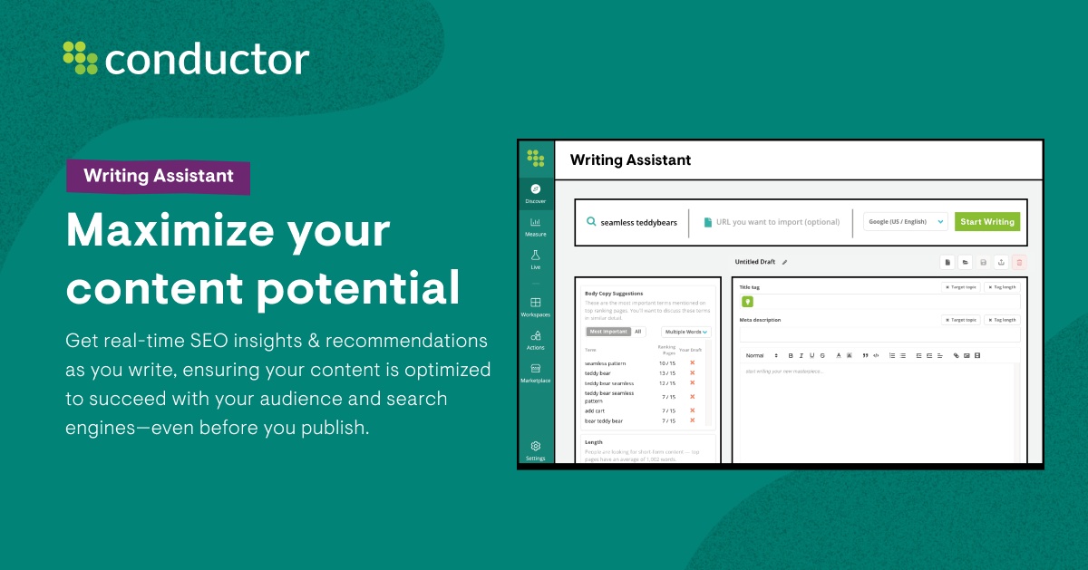 Writing Assistant | Conductor Features
